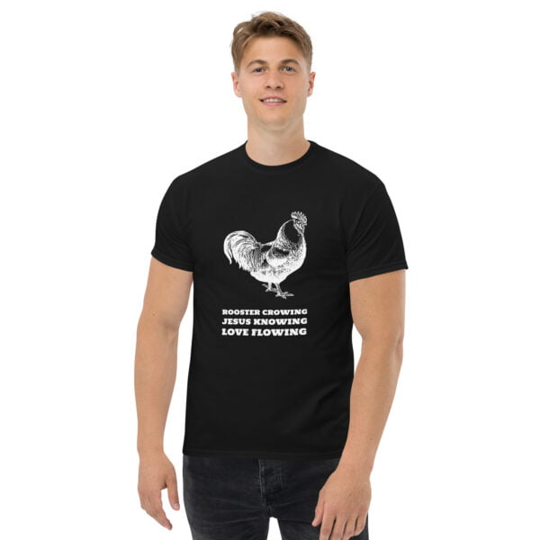 Roosters. Jesus. Love. - Unisex classic tee