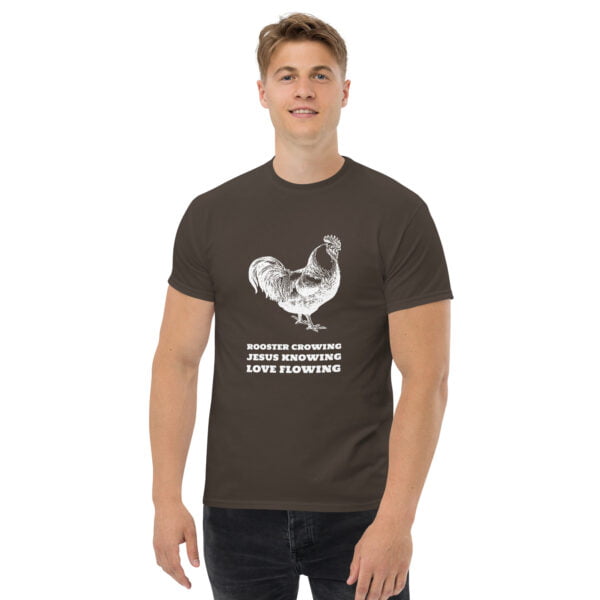 Roosters. Jesus. Love. - Unisex classic tee - Image 9