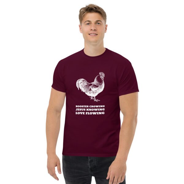 Roosters. Jesus. Love. - Unisex classic tee - Image 2